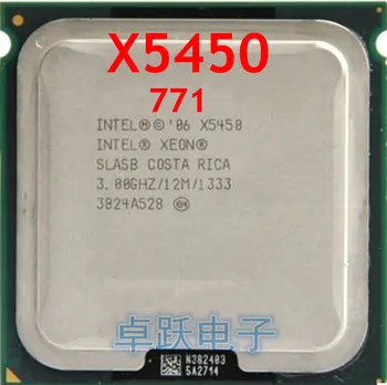 Intel Xeon X5450 3.0 GHz/12M/1333 Protsessor lähedal LGA771,,töötab LGA 775 emaplaadi 2 Konverteerimise kleebised Tükki Tasuta