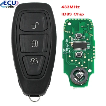 Intelligentne Remote Key 434MHz ID83 Kiip Ford Focus C-Max, Mondeo Kuga Fiesta B-Max 2011 2012 2013