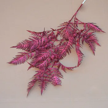 JAROWN Vein Punane Pulm Lill Materjali Kunstlik Taime Lehed Maple Leaf Eukalüpt Sõnajalad Muru Kodu Lille Kokkulepe Decor