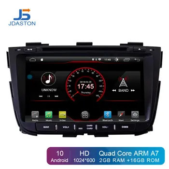 JDASTON Android 10 Auto DVD Mängija KIA SORENTO 2013 2 Din Auto Raadio GPS Navigation Stereo WIFI Multimeedia juhtseade RDS