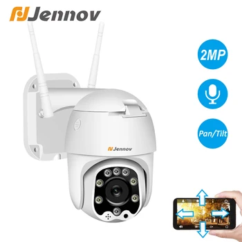 Jennov Traadita HD 1080P, Wifi, Kaamera Camhi P2P Väljas Dome Home Security IP Kaamera Järelevalve Onvif Veekindel Öise Nägemise