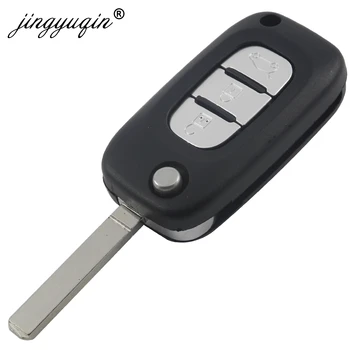 Jingyuqin 10X 2/3 Nupud Auto Remote Key Kokkuklapitavad Kest Renault Fluence Clio /Megane /Kangoo Modus Lada VA2/HU83/Ne72 Tera