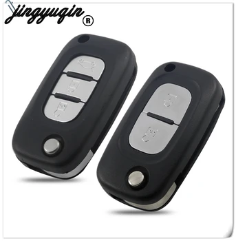 Jingyuqin 10X 2/3 Nupud Auto Remote Key Kokkuklapitavad Kest Renault Fluence Clio /Megane /Kangoo Modus Lada VA2/HU83/Ne72 Tera