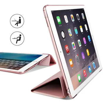 Juhul 2016 Pro iPad on 9,7-tolline , Ultra Slim PU leather Smart Cover Juhul Magnet ärgata magada Pro9.7