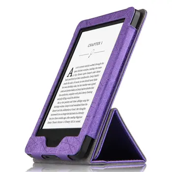 Juhul Amazon Kindle PU Kaitsva e-raamatu Lugeja Smart Cover PU Nahast Kindle wp63gw kandmise Protector Naha Puhul 6