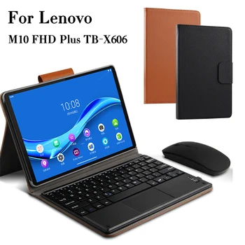 Juhul Lenovo Tab M10 FHD Plus Bluetooth klaviatuuri Kate TB-X606F TB-X606X 10.3
