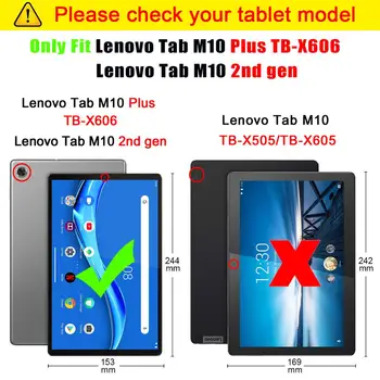 Juhul Lenovo Tab M10 FHD Pluss TB-X606F TB-X606X 10.3