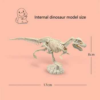 Jurassic world lapsed mänguasjad arheoloogiliste kaevetööde Cretaceous loomade mudel skelett simulatsiooni dinosaurus mänguasi puzzle kokkupanek