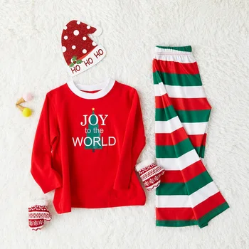 Jõulud Vanema-lapse Riiete Komplekt 2020 uusaasta Punane Häid Jõule Pidžaamad Pere Sobitamine Täiskasvanud Naiste Kid Sleepwear Pidžaama