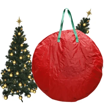 Jõulupuu Ladustamise Kott Vastupidav Oxford Riie Xmas Pärg Ladustamise Kott Kodus Festival Christmas Tree Teenetemärgi Tarvikud