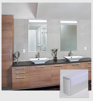 Kaasaegne kosmeetiline led peegel kerge 12W 16W 22W veekindel seina lamp vannituba tuled AC85-265V Aluminum + PC KATE