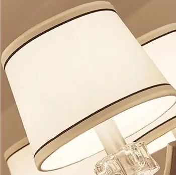 Kaasaegne Led-Lühter Põhjamaade Valgustus elutuba, Magamistuba Lamp Decor Light Luksus Klaas Kuju Kangas Valge LED-Lühter