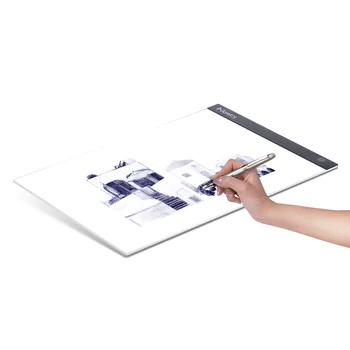 Kaasaskantav A3 LED Valgus Padi Box Drawing Tablet Jälgimise Märgistusgaasi Kopeeri Juhatuse Tabel Pad Copyboard Diamond Maali Tätoveering Sketching