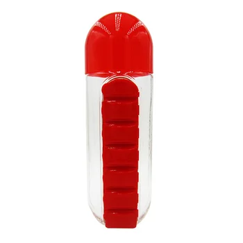 Kaasaskantav Meditsiin Korraldaja Vee Pudel Väljas 7 Kupeed Pill Box Loominguline Veekeetja Drinkware