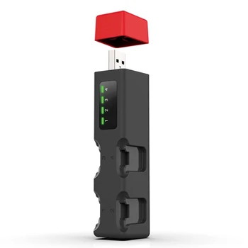 Kaasaskantav Mini-USB-Hub Juhtmeta Laadija Neli Laadimine tugijaama Omanik NS Lüliti JoyCon