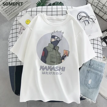 Kakashi Naruto Mood Jaapani Anime T-Särk Big Naljakas Cartoon Naiste T-särk Casual Cool Streetwear Tshirt Hip-Hop Top