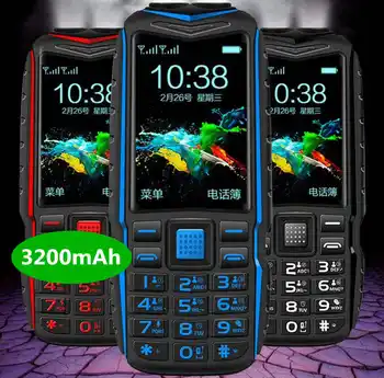 Kaks Taskulamp, FM-Pikk Ooterežiimis Celular Power Bank Karm Väljas Telefoni-ja Põrutuskindel Dual SIM Suur Hääl mobiiltelefoni vene
