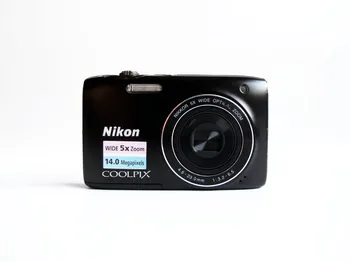 KASUTATUD NIKON COOLPIX S3100 Kaamera 14.0 MP Digitaalne Kaamera CCD 1280 x 720 5X f/3.2-6.5