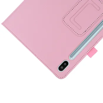 Kate Samsung Tab S6 10.5 SM-T860 T865 2019 Uus nahk tahke satand anti-sügisel Tablett kokkuklapitavad folio protective case