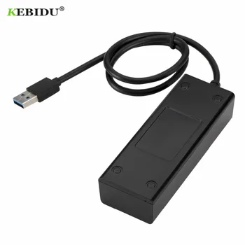KEBIDU 4 sadamate kiire Rummud Hi-Speed 4-Port USB 3.0 Multi HUB Splitter Expansion Desktop PC Sülearvuti Adapter, USB HUB