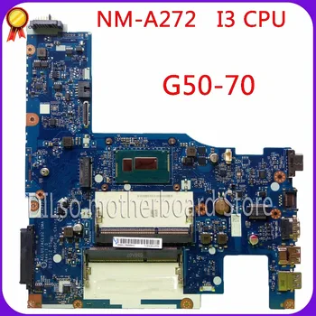 KEFU ACLU1/ACLU2 NM-A272 Sülearvuti Emaplaadi Lenovo G50-70 Z50-70 G50-70M Emaplaadi i3 CPU Test Emaplaadi originaal