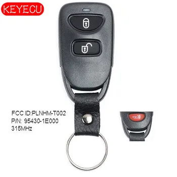 Keyecu Asendamine Remote Key 2+1B Fob jaoks Hyundai Accent Santa Fe 2005-2012 - FCC: PLNHM-T002 , P/N: 95430-1E000