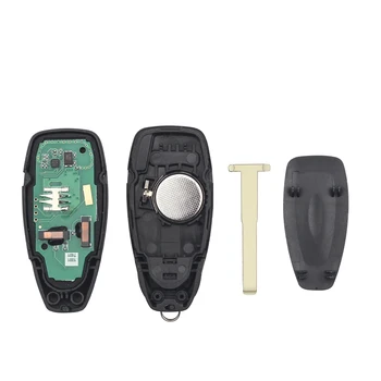 KEYYOU Ford KR55WK48801 Smart Remote Key Võtmeta avamis-ja Ford Focus C-Max, Mondeo Kuga Fiesta B-Max 433/434Mhz 4D63 80Bit Kiip