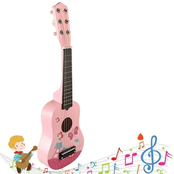 Kids Guitar Mänguasi, 21 Tolli 6 Stringid Klassikalise Puust Muusikariista, Kitarr Lapsed Muusikariista Mänguasi
