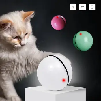 KIMI lemmikloomatarbed kass koera mänguasjad LED tuled, automaatne jooksva vilkuv pall, mänguasi, laadimine USB smart hüppas palli taga ajavad bal