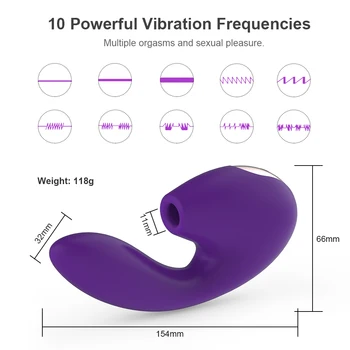 Kliitori Imemiseks Vibraator G-Spot Clit Dildo Vibraatorid Tiss Stimulaator Veekindel 10 Äraveo Mustrid Seksi Mänguasi, Naised, Paarid