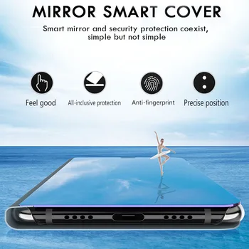 Kohta Au 10x Lite Juhul, Smart Mirror Flip Case For huawei Honor 10x Tuli 10 X Honor10x 10XLite Seista Magnet Telefoni Kate Coque