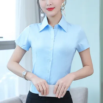 Korea Naised Särgid Sifonki Naine Pluusid Särk Office Lady Äri Valge Särk Naistele, Põhi-Särgid, Topid Pluss Suurus Ametlik Pluus
