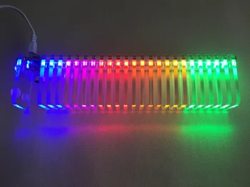 KS25 Muusika Spekter Fantasy Crystal Sound Veerus Light Cube LED Tasandil Elektroonilise Tootmise DIY Kit VU Tower hääljuhtimine