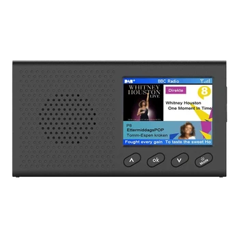 KUUM DAB Raadio 2,4-Tolline Värviline LCD-Sn Laetav Kaasaskantavad Digitaalne FM-DAB, MP3 Mängija, Digitaalne Tuuner Saade