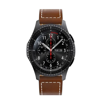 Kuum Nahk kella rihm Samsung Käik S3 22mm käevõru asendamine watchband Jaoks Huawei Vaadata GT Smart tarvikud käepael