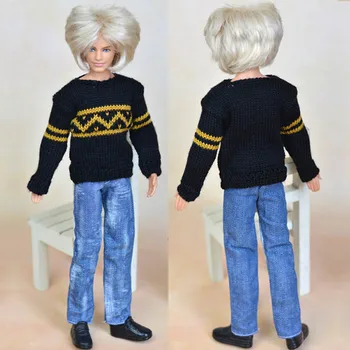 Kvaliteetne Käsitöö Vabaaja Kootud Kampsun Riided Barbie Poiss Ken Doll Top Coat Riided Mees-Nukk Riided Lapsele Mänguasja