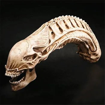 Käsitöö AVP Predator VS Alien 20*50cm Suur Kuju Vaik Kolju, Luustik Joonis Simulatsiooni Mudel Looma Skulptuur Kaunistamiseks