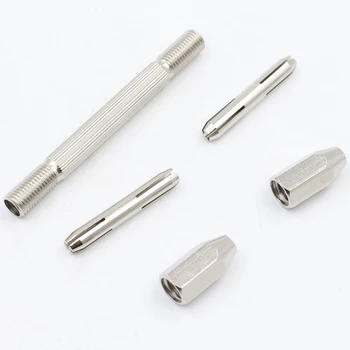 Kõrge Kvaliteediga Mini Mikro-Alumiinium Käsi Trell Koos Võtmeta Padrun +10pc Twist Drill Bit Puidutöötlemine Puurimine Pöörlevad Tööriistad