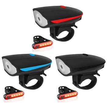 Laadimine USB Jalgratta Esi-Esitulede 3 Transpordiliikide LED Mountain Bike Saba Lambid Jalgrattasõit Taskulamp, Lambi MTB Ratas Taillight