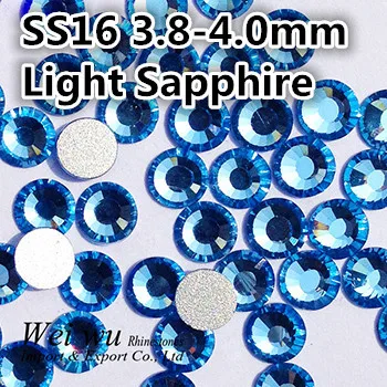 Lahti prügikasti raputas 1440pcs Kvaliteetne Ereda Mitte Kiirparandus Nail Art Kive Projekteerimise SS16 Light Sapphire