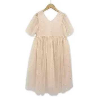 Lapsed Pits Kleit Tüdruk, Uus 2021 Suvel Silmadega Beebi Printsess Kleit Tähed Laste Armas Kleit Pulm Emme ja Mulle Riided, #8011