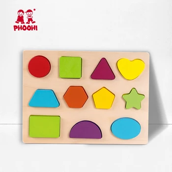 Lapsed Puidust 3D Tähestik Puzzle Lapsed, suurtäht, Digitaalne Geomeetriline Hariduslik Mänguasi Väikelapse PHOOHI