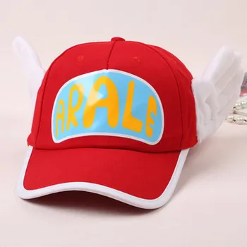 Lapsed Täiskasvanute Müts Anime Dr Madalseisust Cosplay Mütsid Arale Ühise Põllumajanduspoliitika Ingel Tiivad Mütsid Candy Värvi Puuvill Baseball Cap