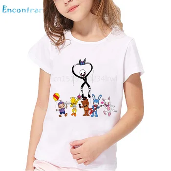 Lapsed Viis Ööd Freddy Cartoon T-särk Baby Poisid Tüdrukud Naljakas 5 Freddys Suvel Topid Lastele Vabaaja T-särk