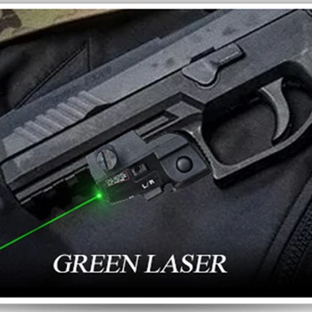 Laserspeed subcompact roheline 9mm püstol laser silmist usb laetav jaoks püstol relva laser pointer mira laser para pistola