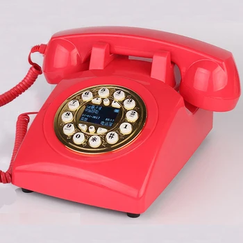 Lauatelefoni telefoni vintage kodus lauatelefon antiik kohus telefon, mis on valmistatud ABS claret telefon retro telefonid telefono fijo