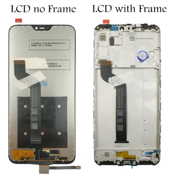 LCD Ekraan Xiaomi Mi A2-Lite/ Redmi 6 Pro LCD Ekraan Touch + Raam Assamblee LCD Puutetundlik Ekraan Parandus Osad