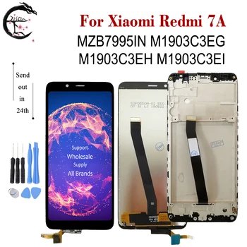 LCD Xiaomi Redmi 7 lcd Redmi 7A Ekraan Touch Digitizer Assamblee Redmi7 Ekraan Raami Redmi7A LCD Asendamine