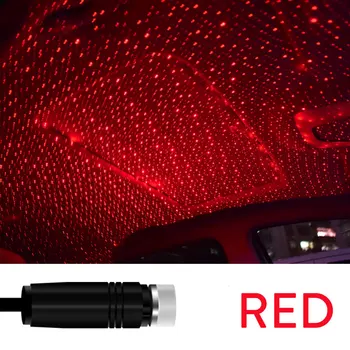 LED Auto Katuse Star Night Light Reguleeritav Mitu valgusefekte USB Galaxy Lambi Auto ja Kodu Lae Romantiline Decor Tuled
