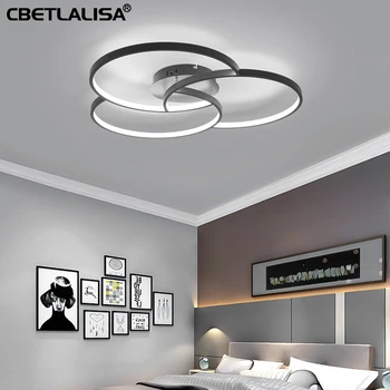 LED-LED-Lühter jaoks elutuba, magamistuba alumiinium lamp kaugjuhtimispuldi kiire shipping 50% allahindlus